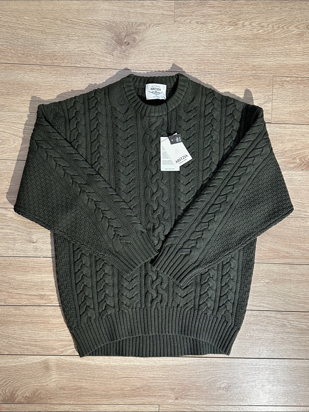 Bavarian Heritage Knit - Dark Olive